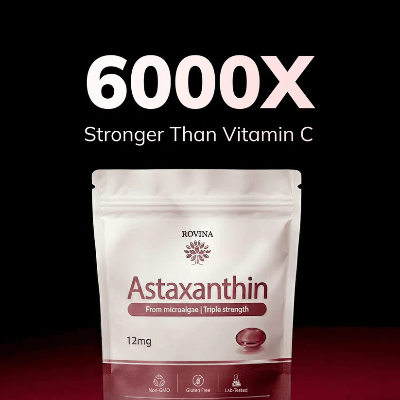 Rovinalife Astaxanthin - Nature's Most Powerful Antioxidant for Whole Body Support & Cellular Protection