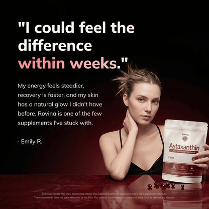 Rovinalife Astaxanthin - Nature's Most Powerful Antioxidant for Whole Body Support & Cellular Protection